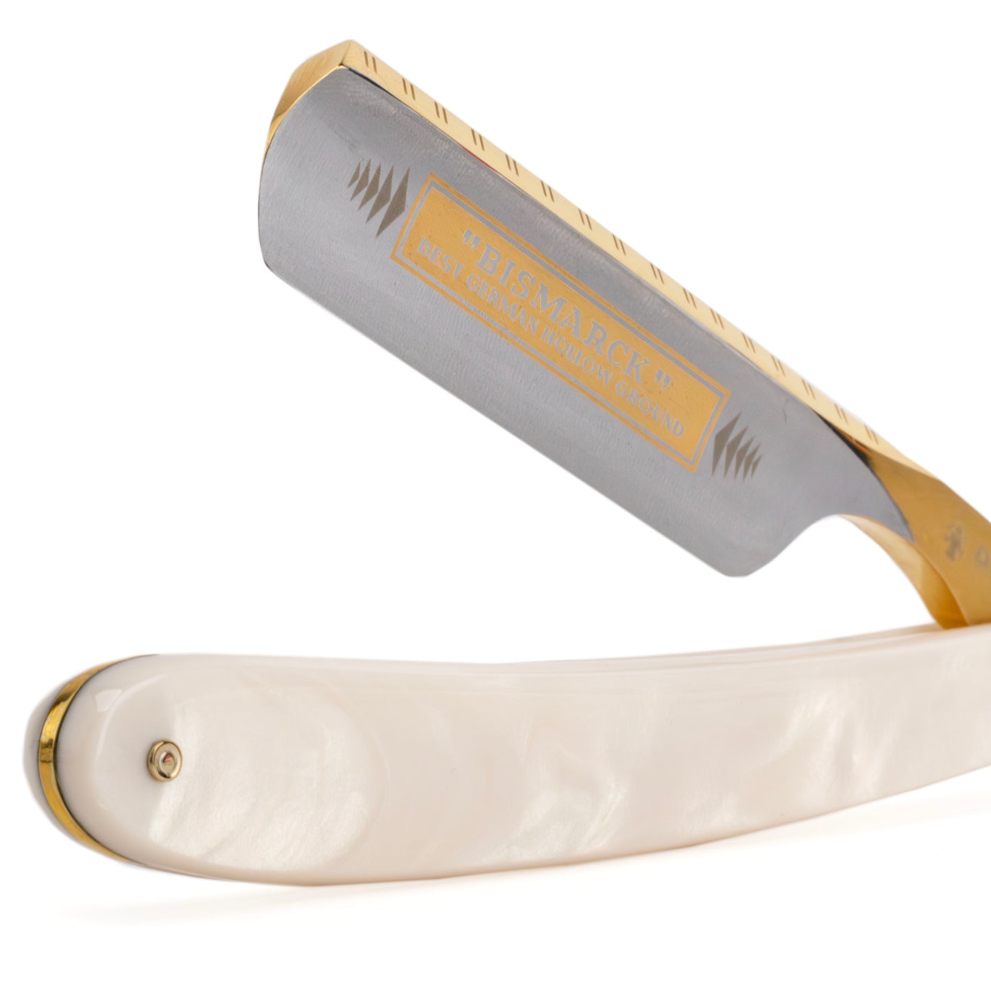 Dovo Bismarck Pearl White 6/8 Cut Throat Razor