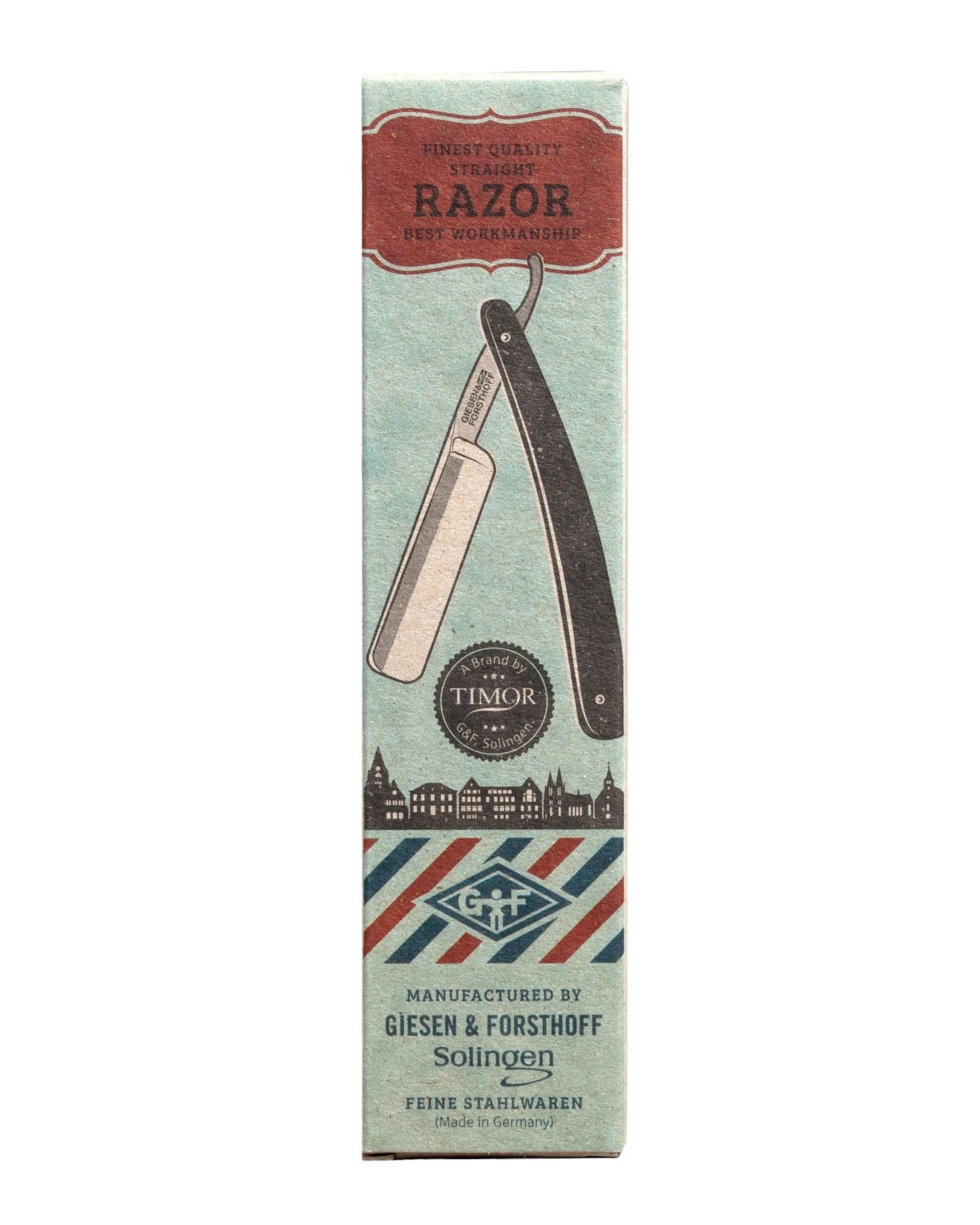 Giesen & Forsthoff 'DE LUXE' Plumwood Straight Razor (#394)