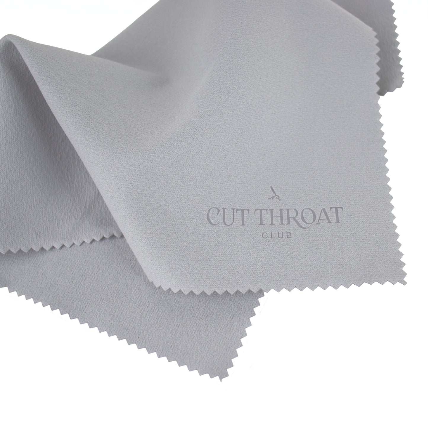 Cut Throat Club Microfibre Polishing Cloth - Grey