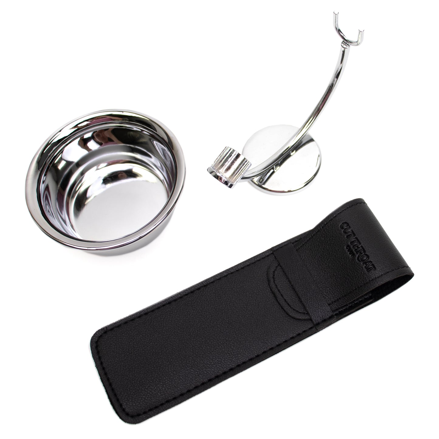 Shaving Accessory  Bundle - Silver