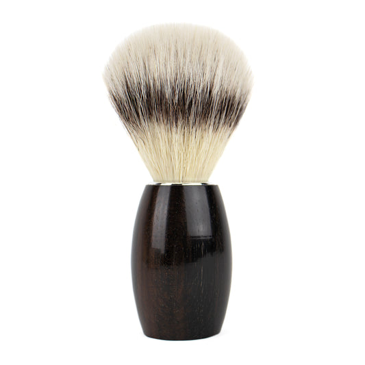 Dovo Badger Hair - Fibre Silver Tip Ebony Handle Shaving Brush