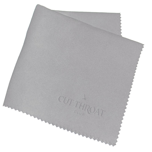 Cut Throat Club Microfibre Polishing Cloth - Grey