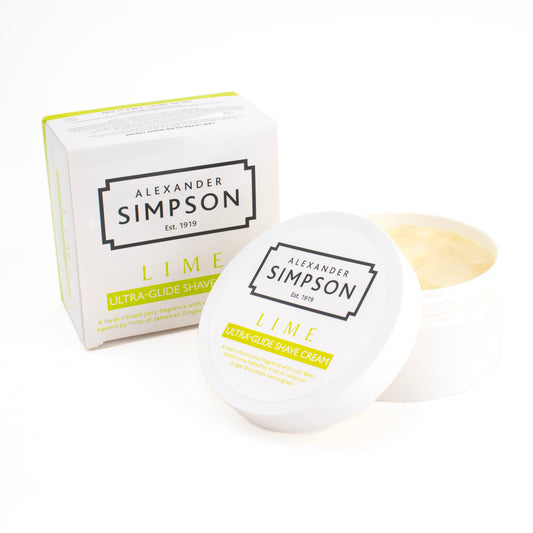 Simpsons Lime Ultra Glide Shaving Cream