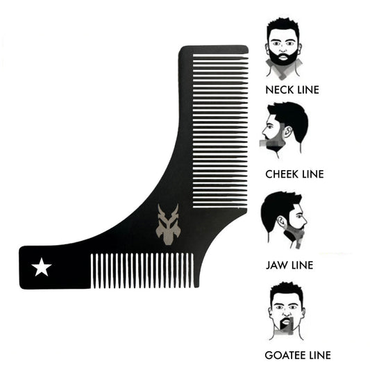 Metal Beard Shaping Comb