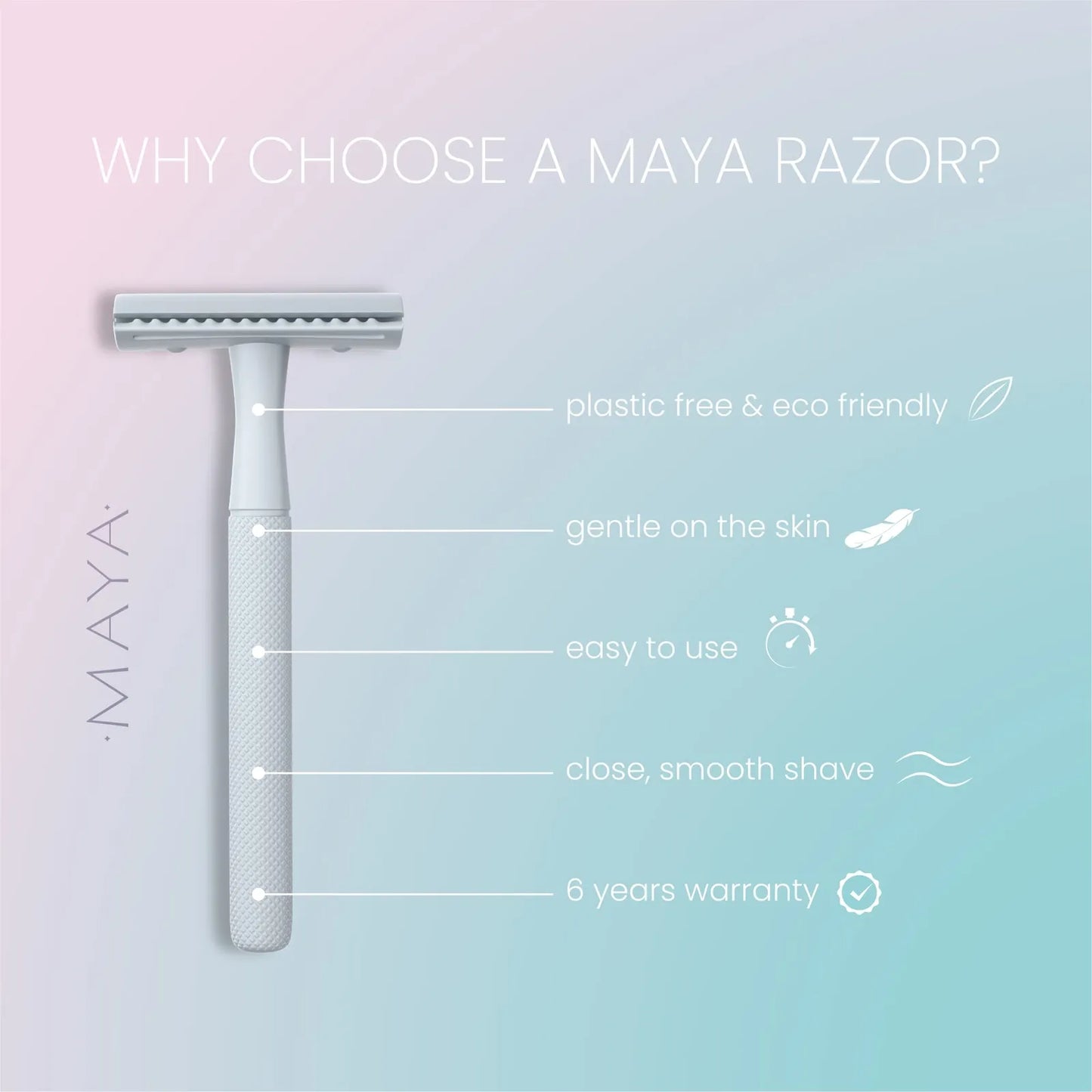 MAYA Razor (Rose Gold)