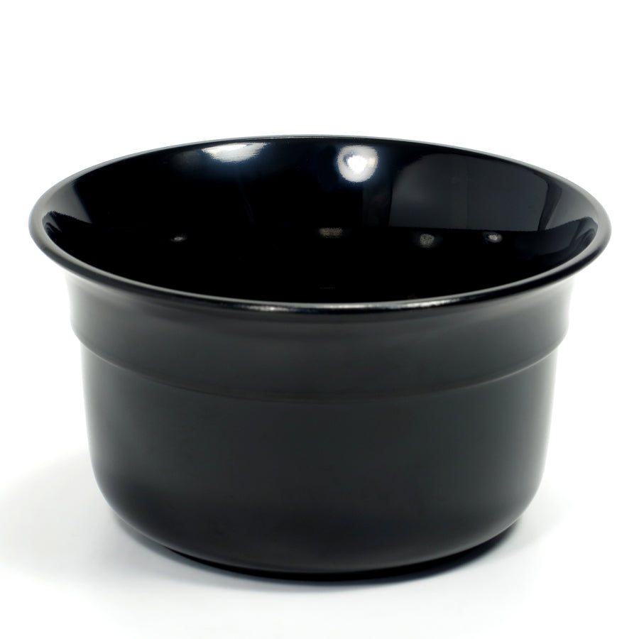 Black Plastic Omega Lathering / Shaving Bowl